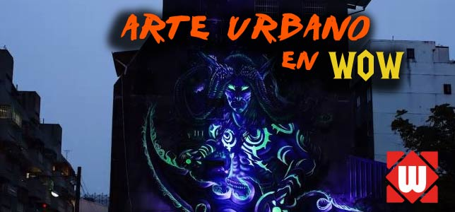 Arte urbano de WoW